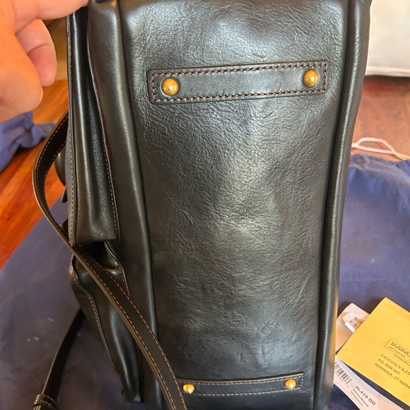 Dooney and Bourke black Florentine Clayton Satchel - Picture 4 of 4